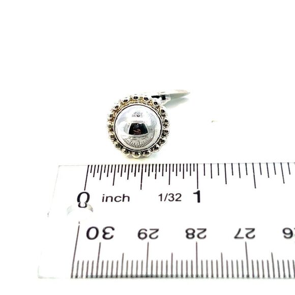 Georg Jensen Estate Round Beaded Mens Cufflinks Silver GJ24 - Picture 13 of 13